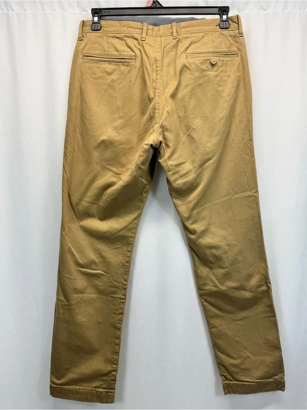 J. Crew Men's Chino Tan Pants 32x32 770 Flannel Lined Cabincore Outdoor Preppy